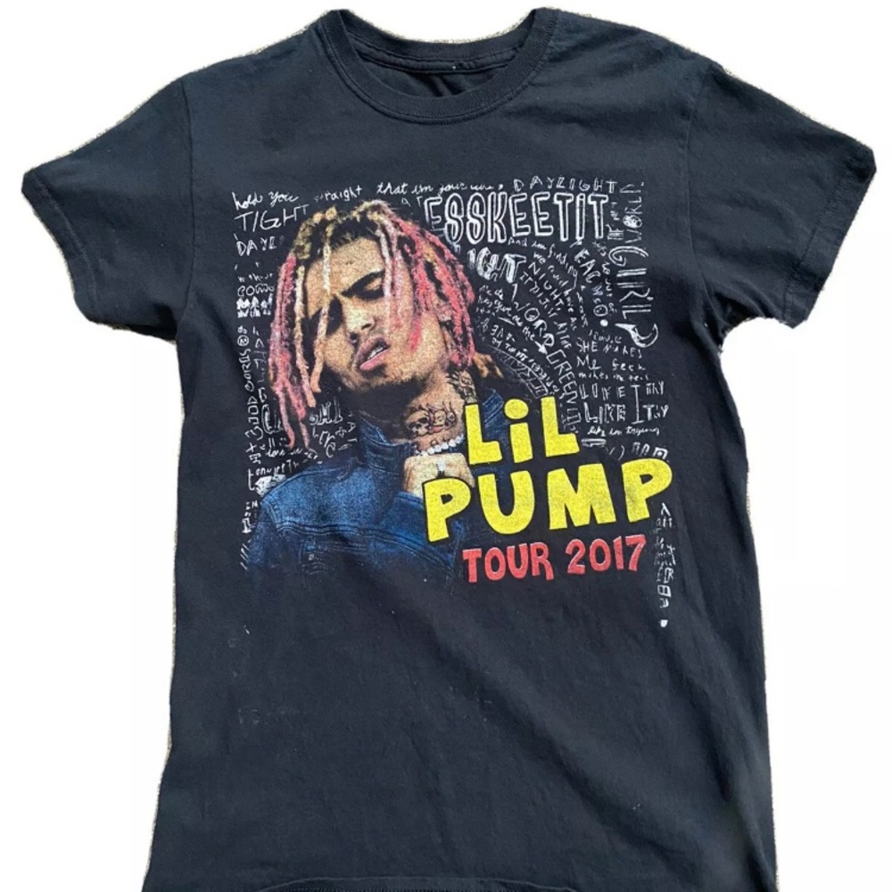 2017 lil pump tour tshirt